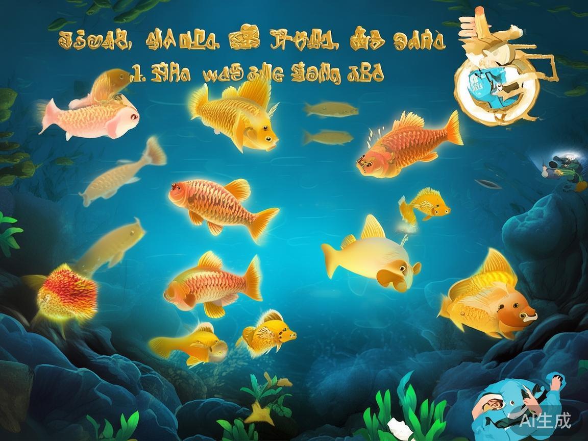 游戏中不同鱼类的分值差异较大，像金龙、金猪等高价值